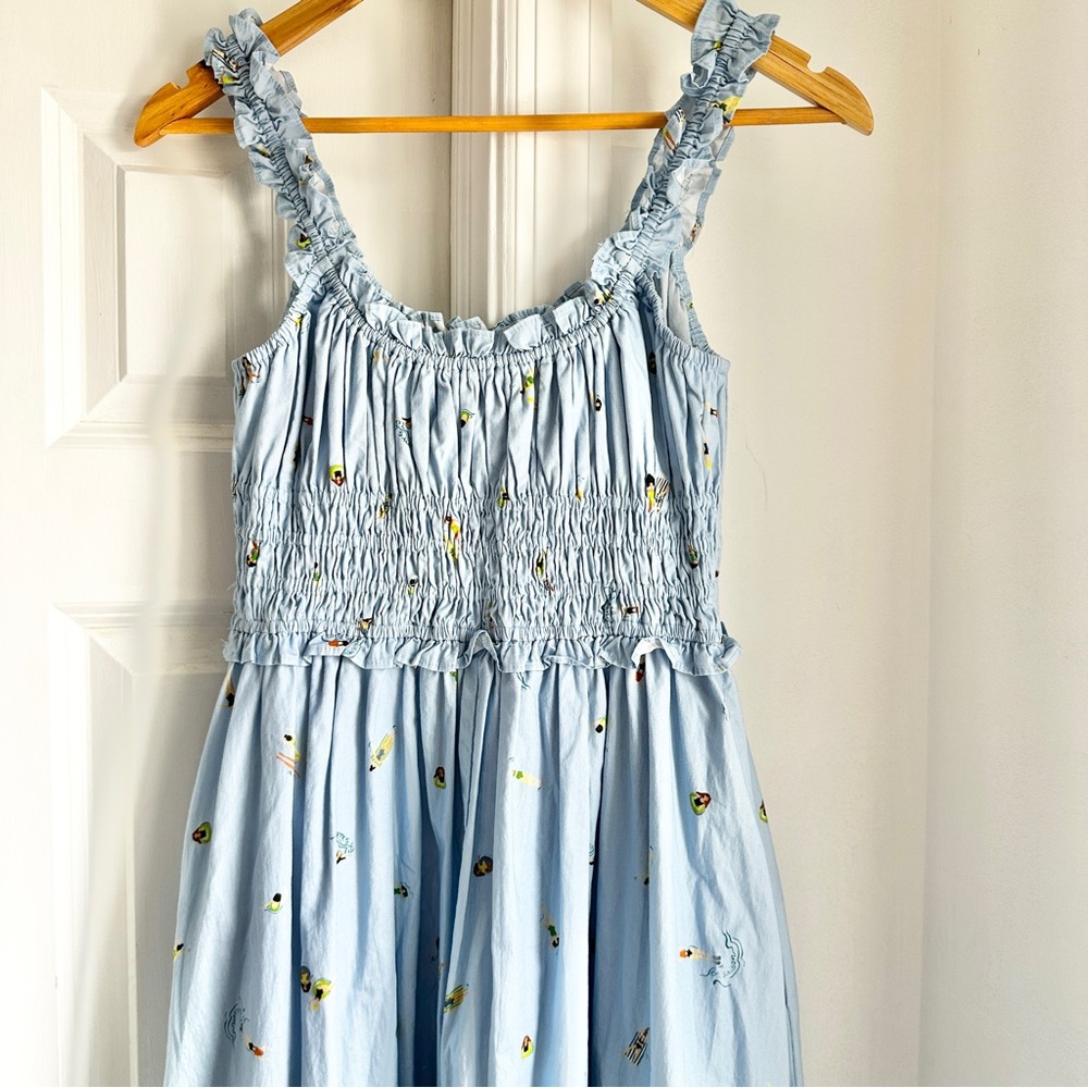 Anthro En Saison Zoey Swimmers Midi Dress - Picture 5 of 8